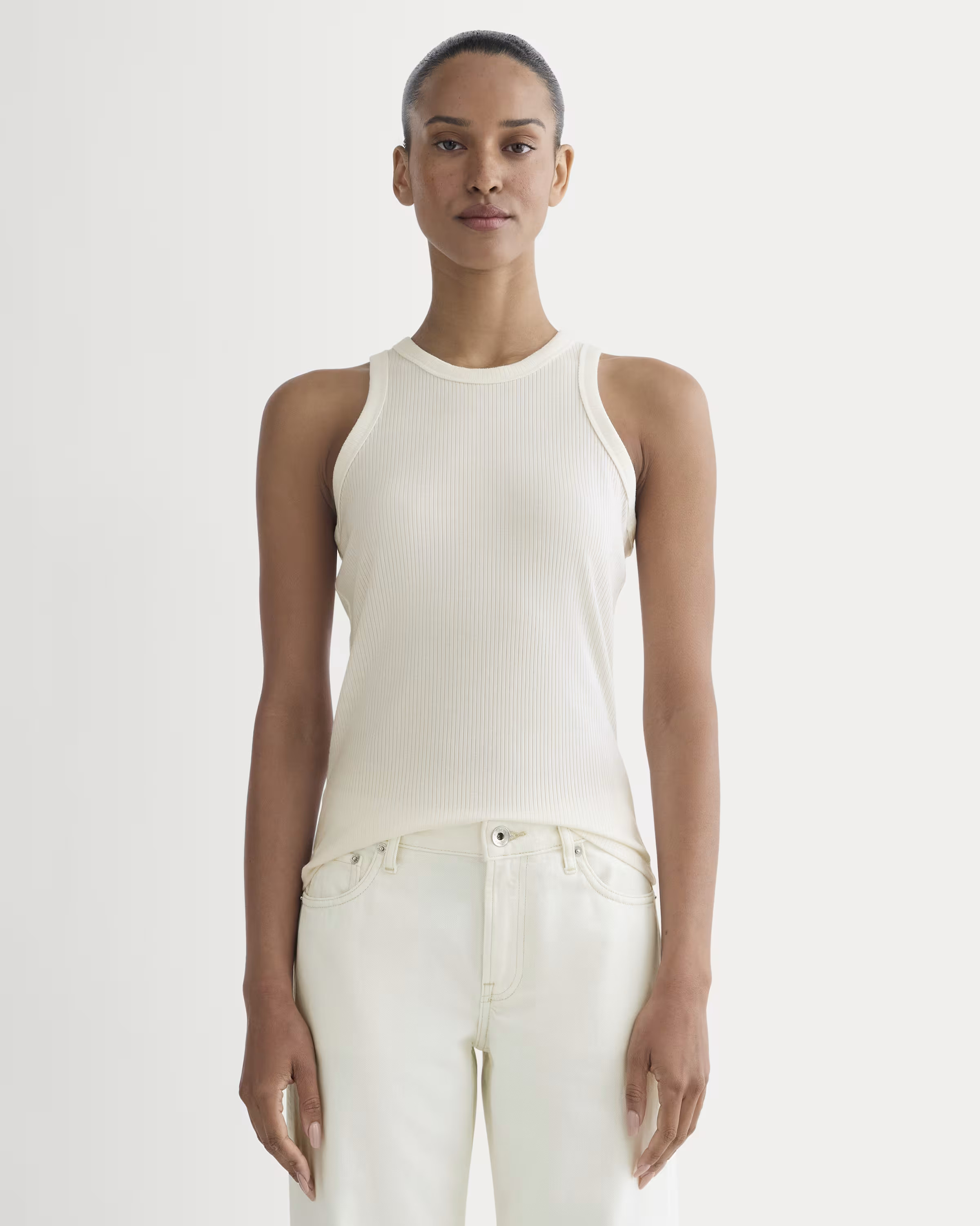 The Shimmy Cutaway Tank | Everlane