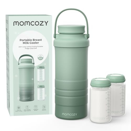 Momcozy 22oz Portable Breast Milk Cooler for Outdoor, Life Saver with 360° Total Cooling for 24 ... | Amazon (US)