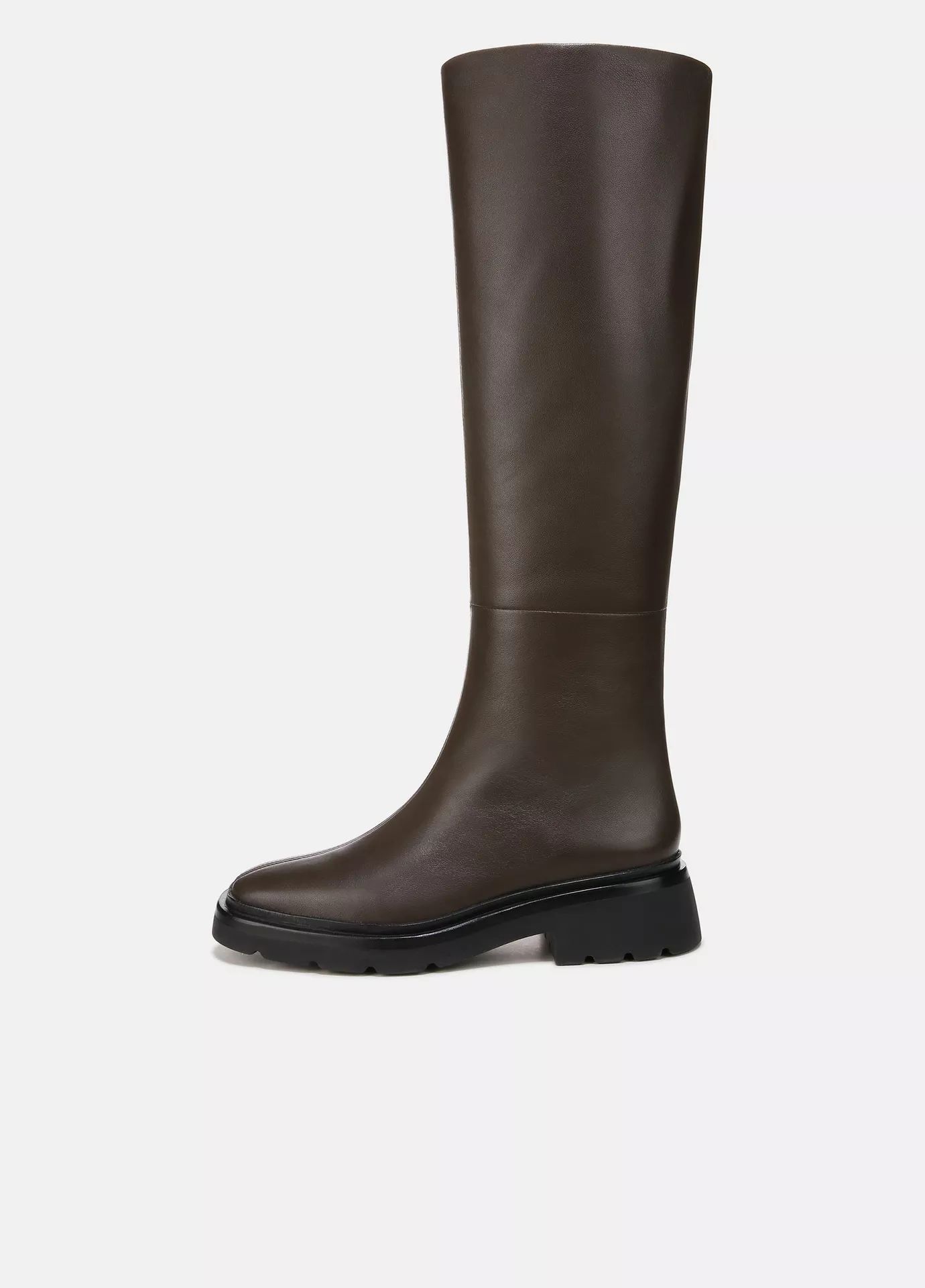 Rune Leather Knee-High Lug Boot | Vince LLC