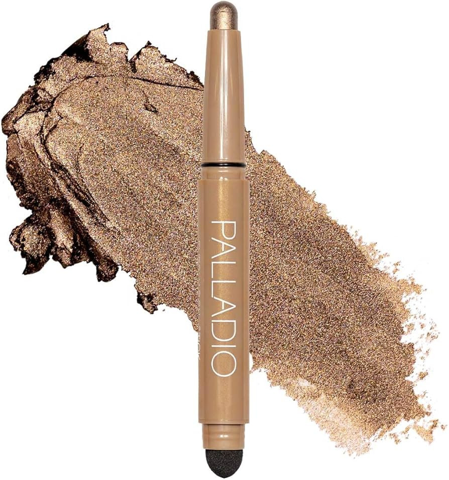 Palladio Waterproof Eyeshadow Stick with Blending Sponge, Long Lasting & Effortless Application, ... | Amazon (US)