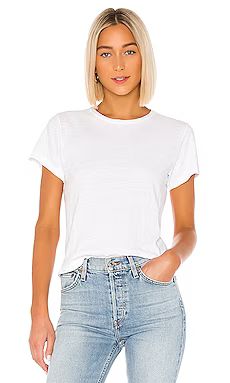 RE/DONE x Hanes The Classic Tee in Vintage White from Revolve.com | Revolve Clothing (Global)