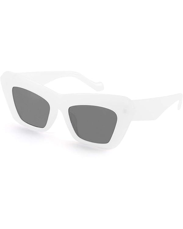 Karsaer Vision Retro Vintage Cateye Sunglasses for women Square Frame 90s Sunglasses Trendy Class... | Amazon (US)