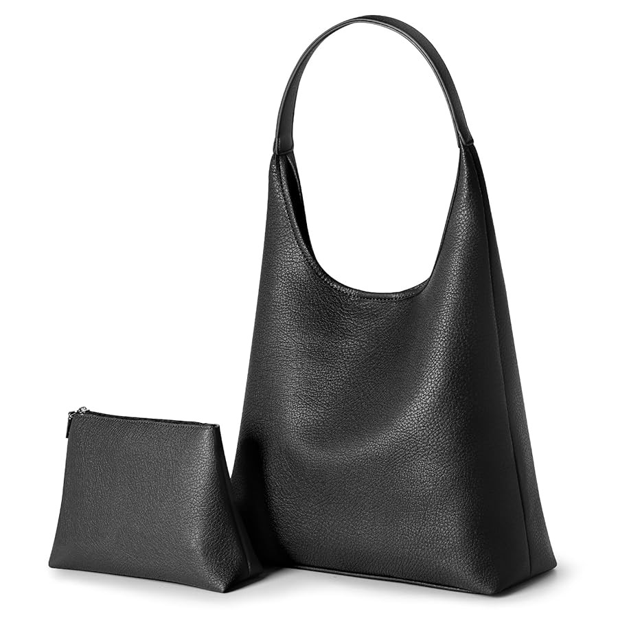 Tote Bag for Women Vegan Leather Soft Designer Slouchy Shoulder Hobo Bag Handbags and Purses for ... | Amazon (US)