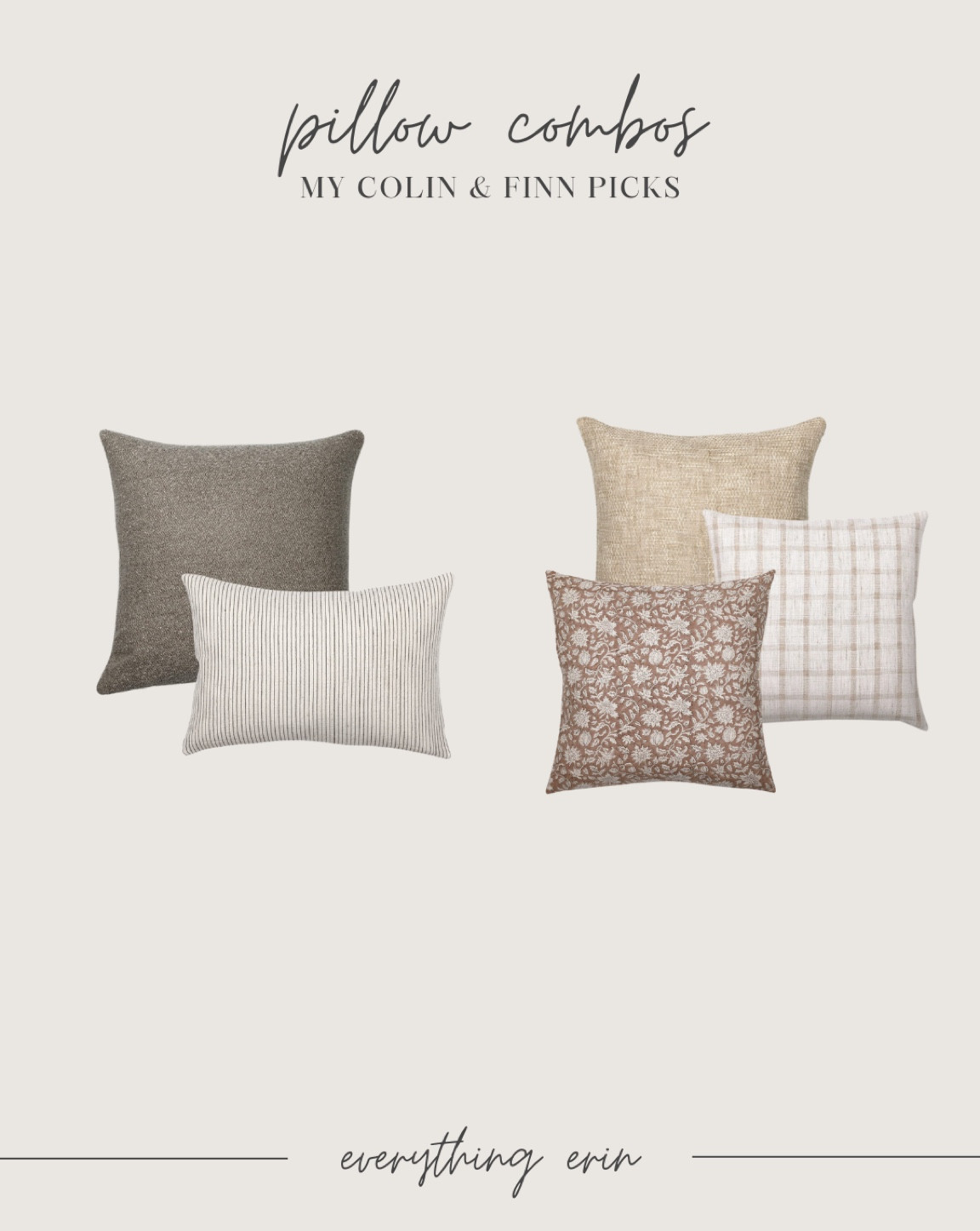 Colin & Finn throw pillow cover favorites

#LTKhome