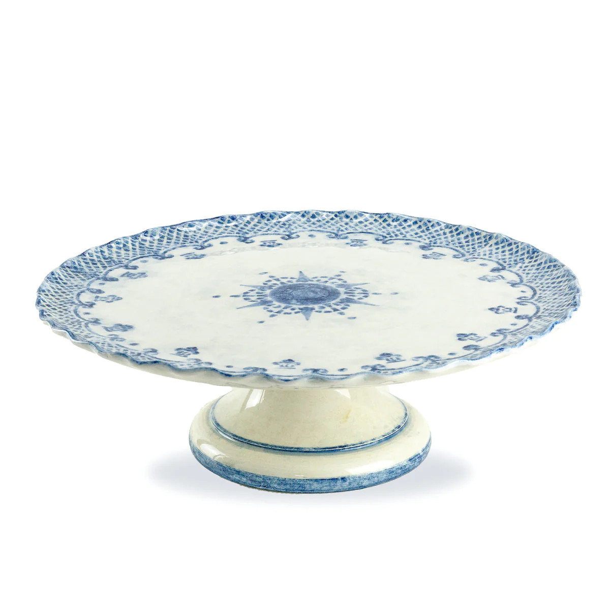 Burano Cake Stand | Arte Italica & Crown Linen Designs