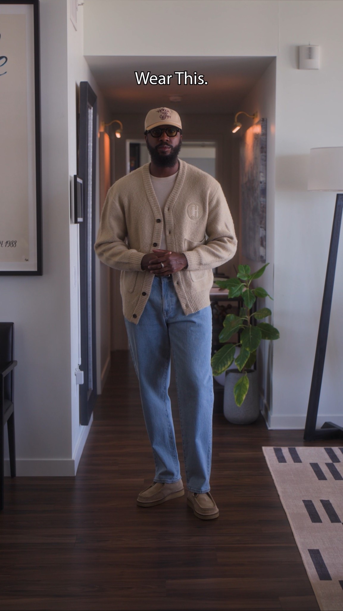 Casual fall outfit with a cardigan. Links to
items down below ⬇️ .

#LTKMens