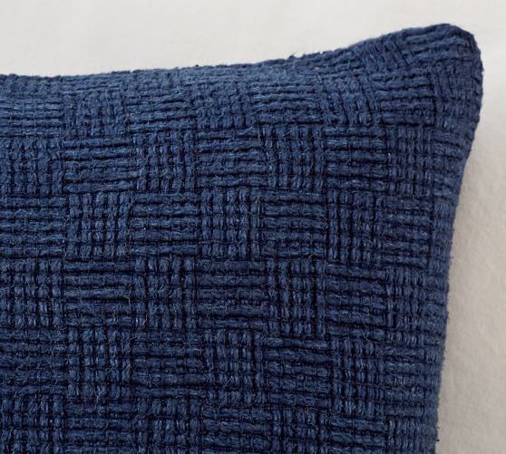 Ivy Linen Textured Pillow Covers | Pottery Barn (US)