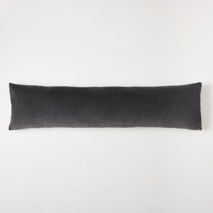 Classic Cotton Velvet Oversized Lumbar Pillow Cover | West Elm (US)