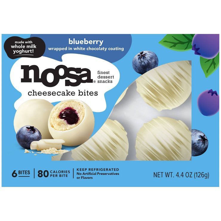 Noosa Cheesecake Bites Blueberry - 6ct | Target