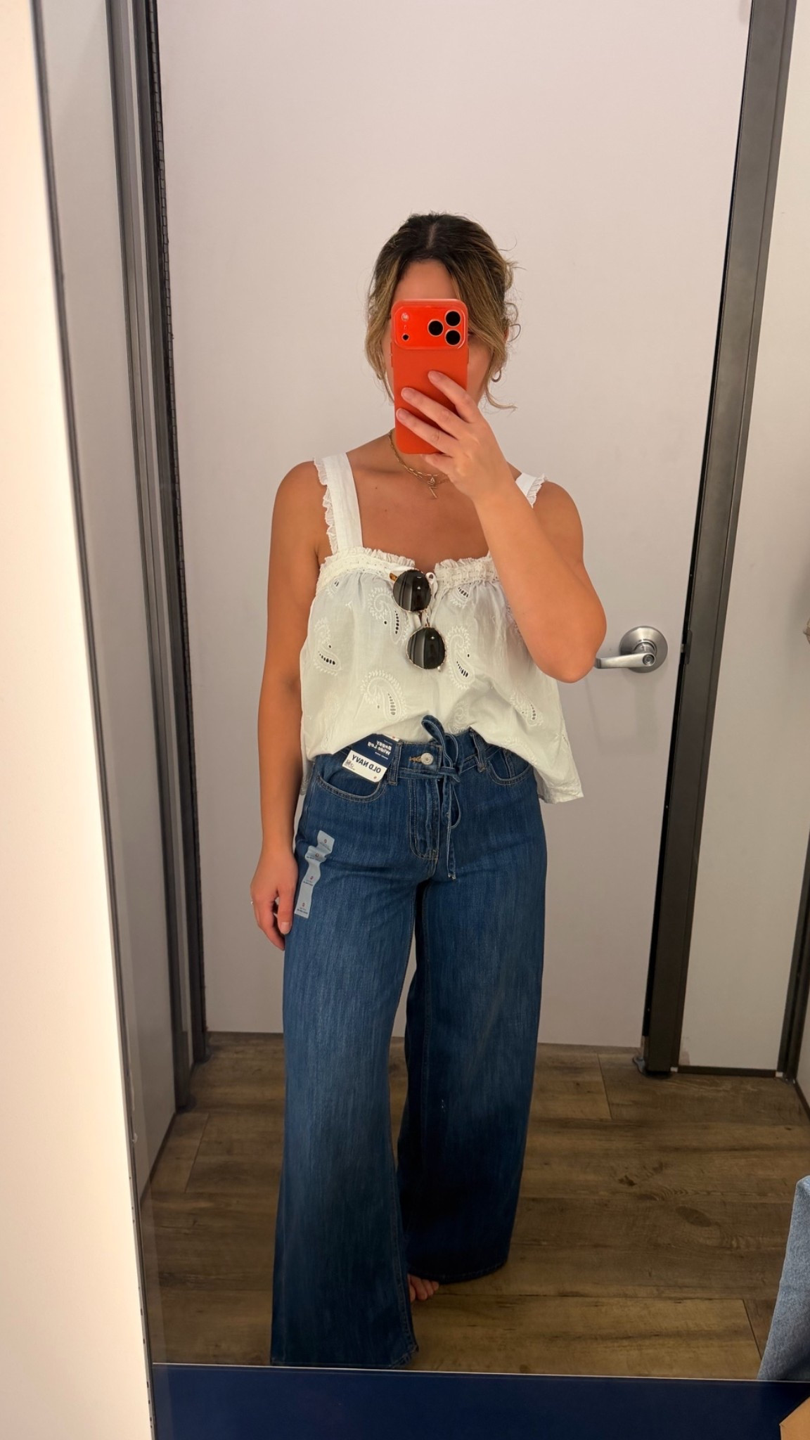 Target top in SMALL & old navy jeans in 24

#LTKmomlife #LTKSaleAlert #LTKU