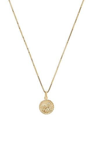 The M Jewelers NY Tiny Angel Pendant Necklace in Gold | Ragdoll LA