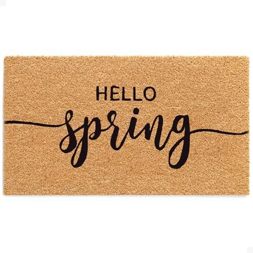 THEODORE MAGNUS Door Mat - Welcome Mat for Front Door with Non-Slip Backing - Durable Spring & Su... | Amazon (US)