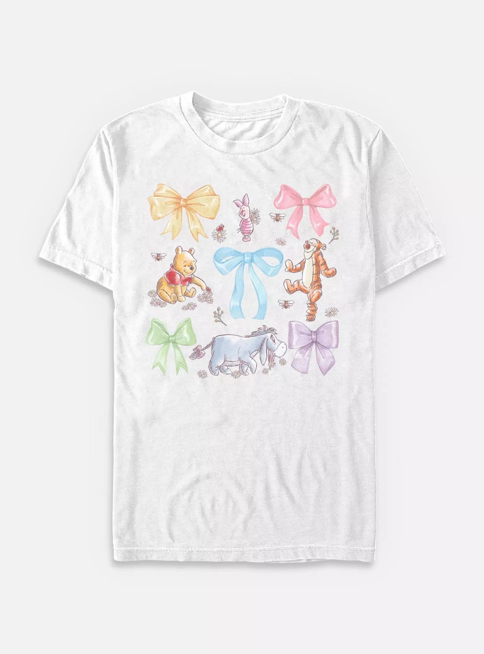 Disney Winnie The Pooh Bows And Bees Big & Tall T-Shirt | BoxLunch
