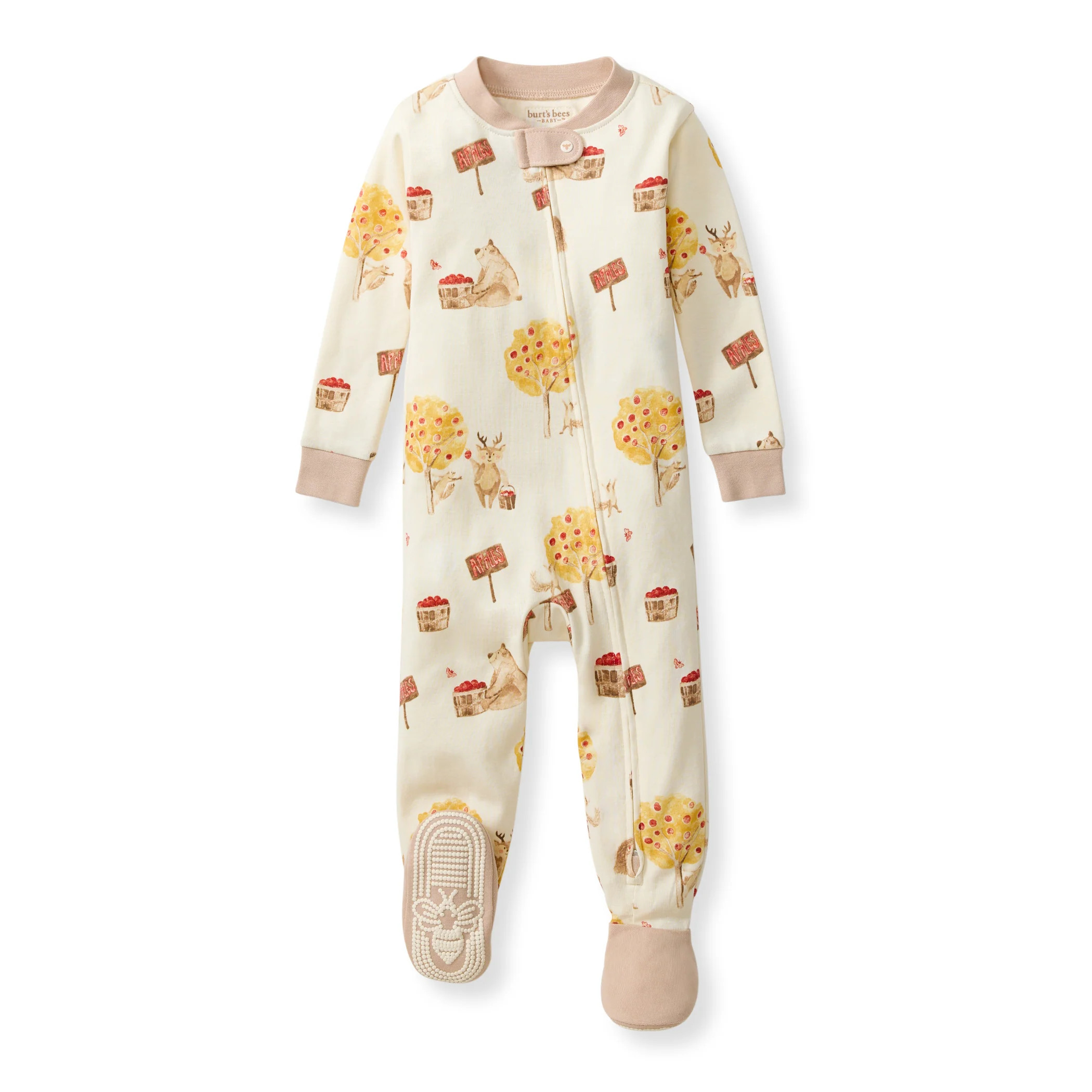 Apple Season Organic Cotton Sleeper | Burts Bees Baby