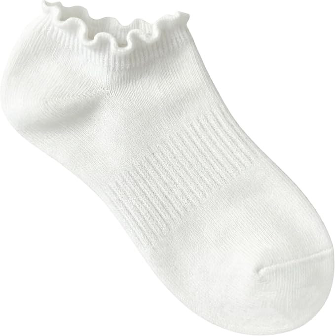 6 Pairs No Show Socks for Women Ruffle Socks Cute Ankle Socks | Amazon (US)