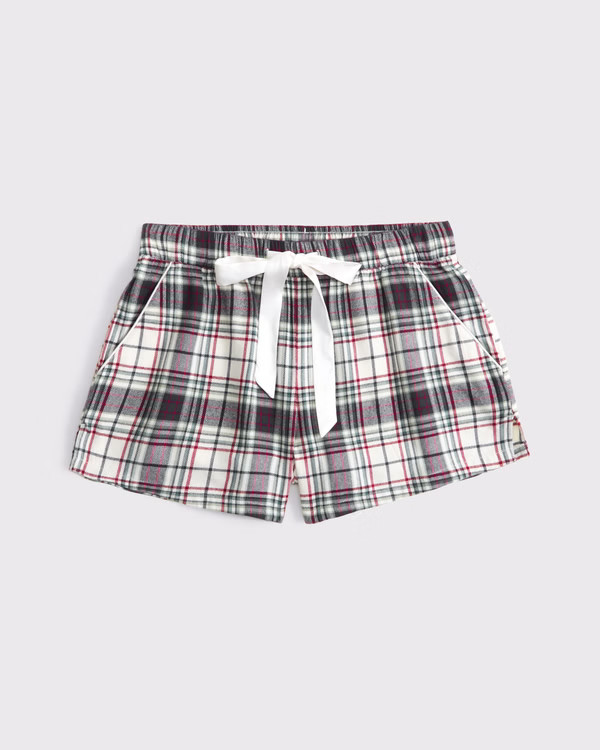 Women's Flannel Sleep Short | Women's Sleepwear & Loungewear | Abercrombie.com | Abercrombie & Fitch (UK)