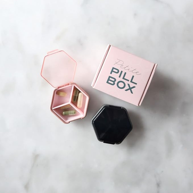Amazon.com: Petite Pillbox | Set of 2 | Pocket Size | Travel Pill Organizer | Ideal for Purse, Br... | Amazon (US)