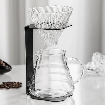 Coffee Pour Over Set， Complete Pour Over Coffee Maker With Dripper, Pot, And 100 Filters， Portable Style Drip Coffee Pour Over | Wayfair North America