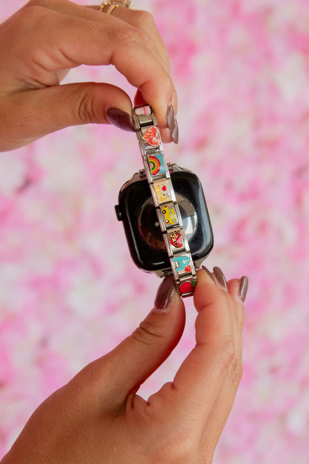 Silver Charm Watch Band | Shop Andi