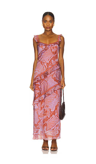 Versailles Dress in Pink Snake | Revolve Clothing (Global)