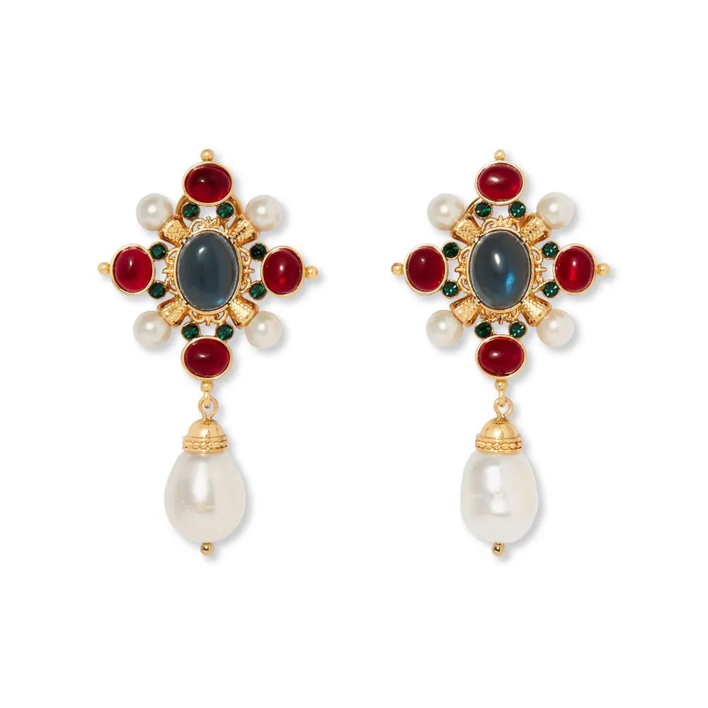 Ellen Jeweled Earrings | The MET