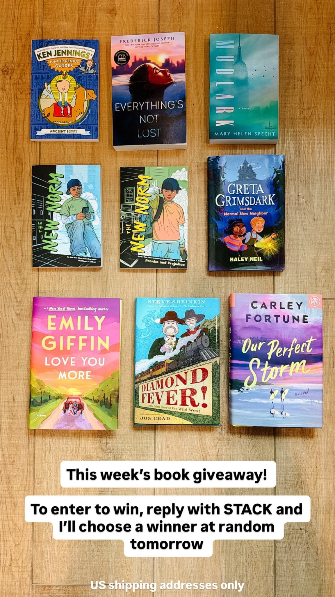 Book Giveaway 8/11/26