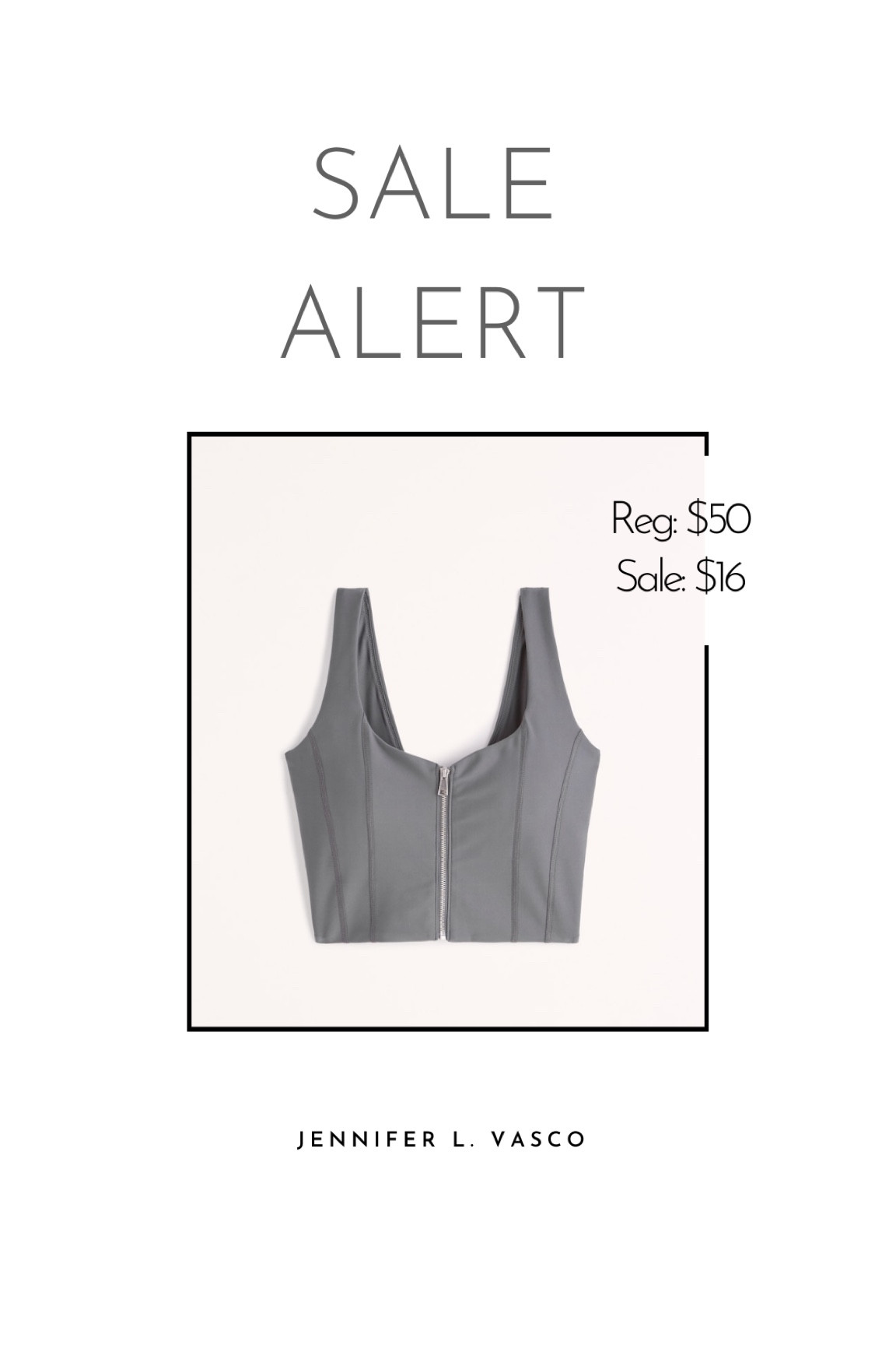 YPB zip front tank on sale from Abercrombie. Use code AFLOVERLY FOR AN ADDRESS 20% off!

#LTKsalealert #LTKunder50 #LTKfit