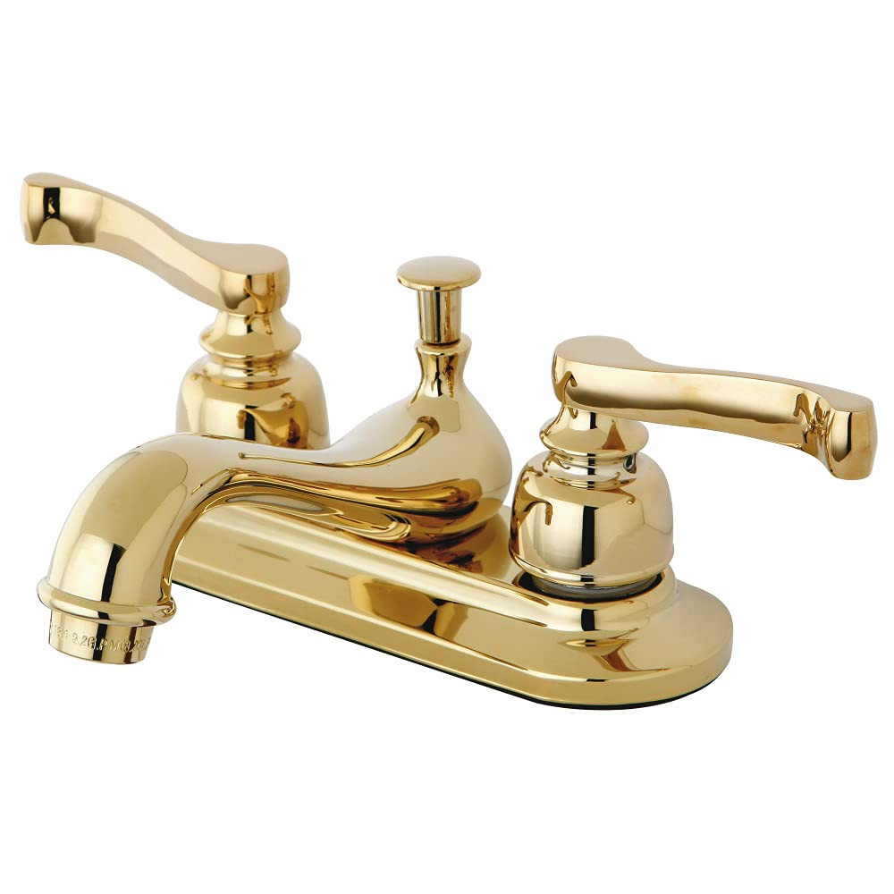 Kingston Brass KB8602 Royale 4" Centerset Bathroom Faucet, Polished Brass | Amazon (US)