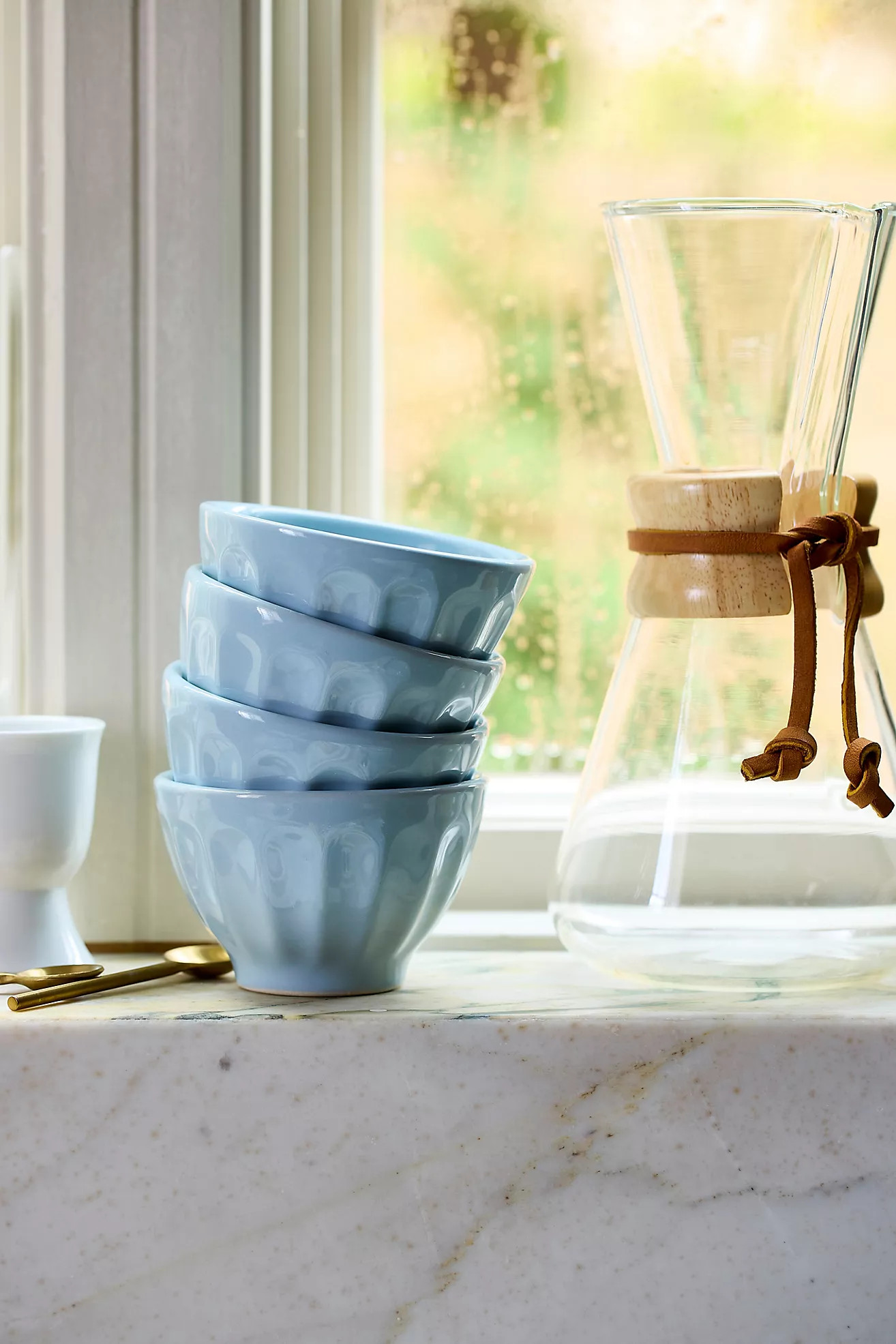 The Latte Stoneware Nut Bowls, Set of 4: Amelie Edition | Anthropologie (US)