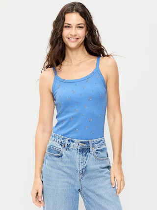 Pointelle Cami Tank Top | Old Navy (US)