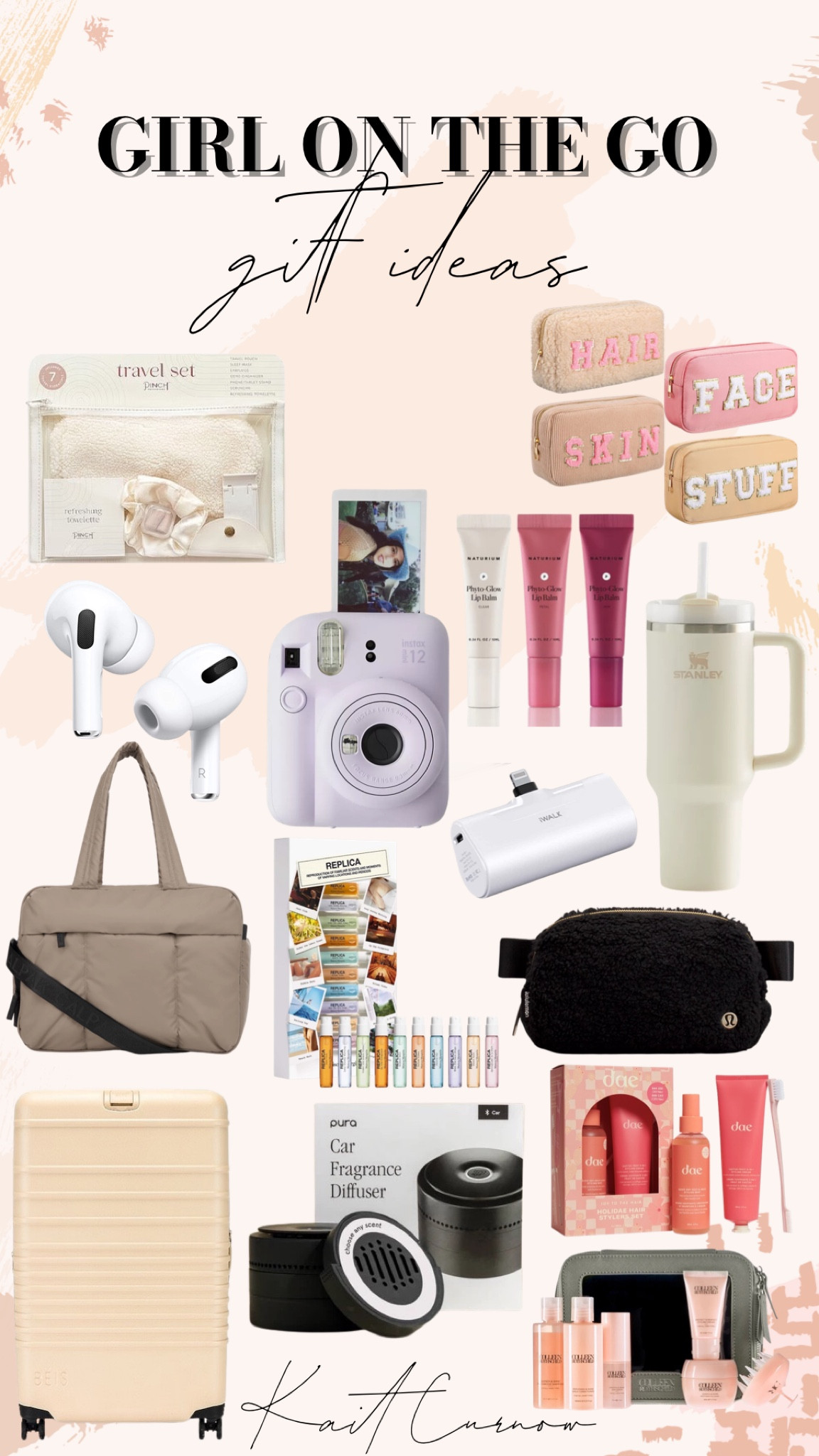 Girl on the go gift ideas 🫶🏼🎄🧸✈️ for the traveler, road trip girlie or the gal who’s always up to something 

#LTKGiftGuide #LTKSeasonal #LTKHoliday