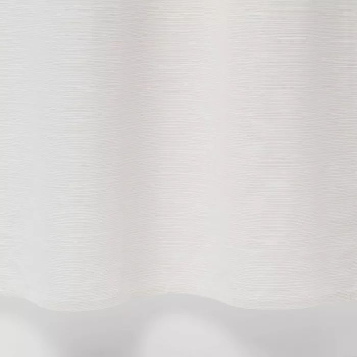 Solid Textured Shower Curtain Off-White - Threshold™ | Target