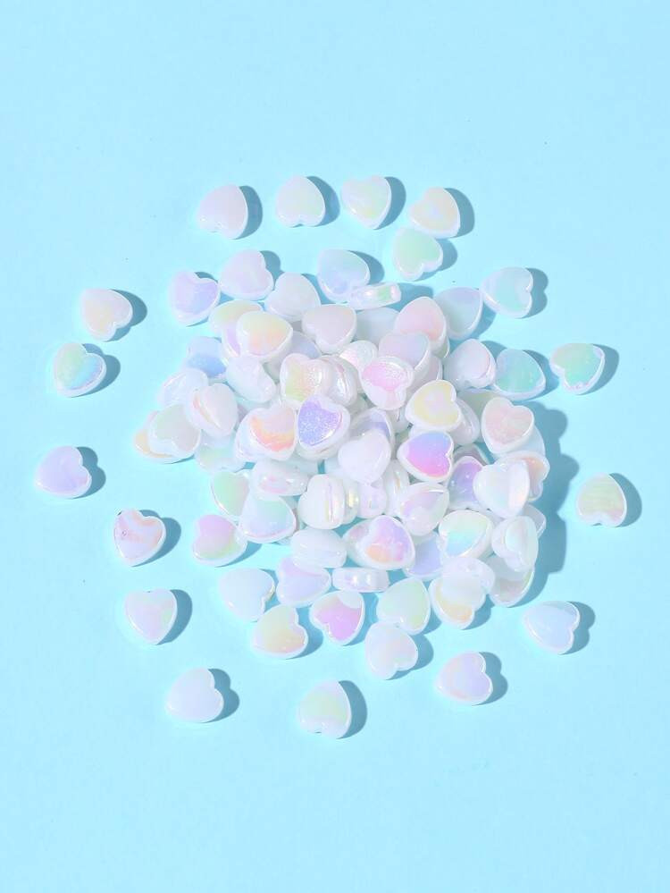 100pcs DIY Heart Jewelry Accessory | SHEIN