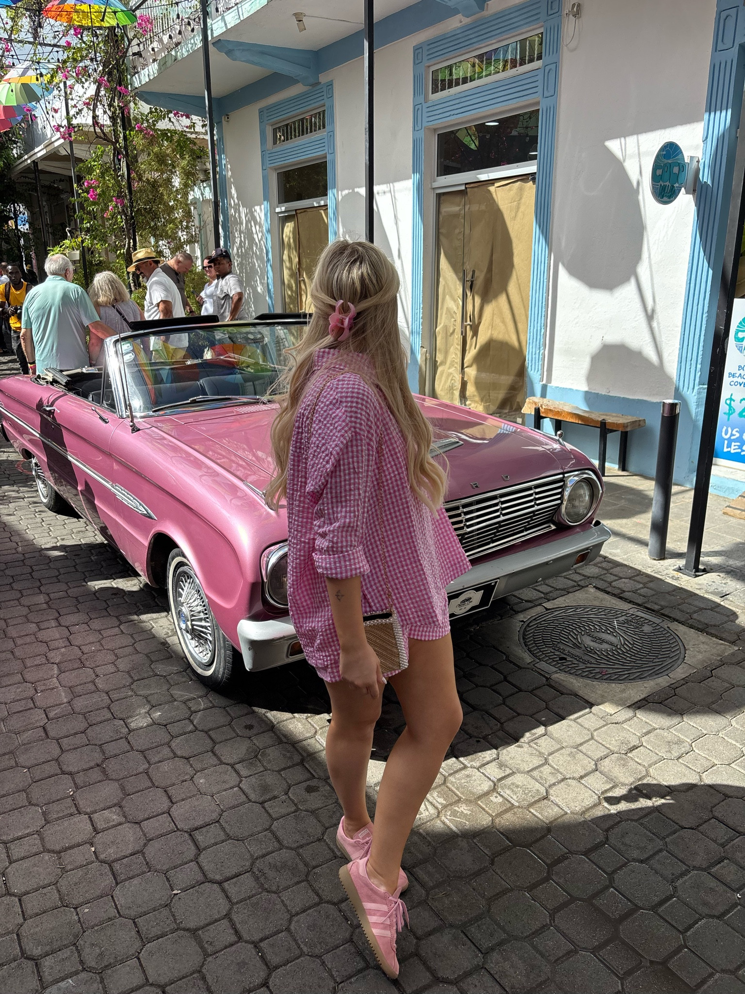 Cute pink gingham coord set 💖 perfect for exploring! ☀️ 

#LTKmidsize #LTKuk #LTKcurves