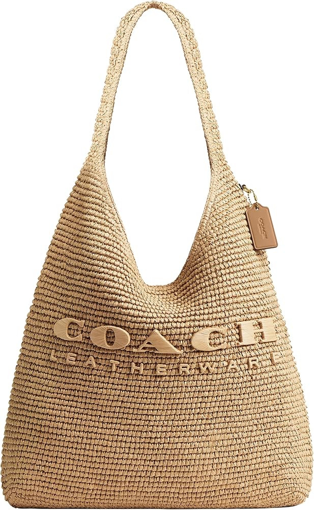 Coach Women's Straw Brooklyn Shoulder Bag 39 | Amazon (US)