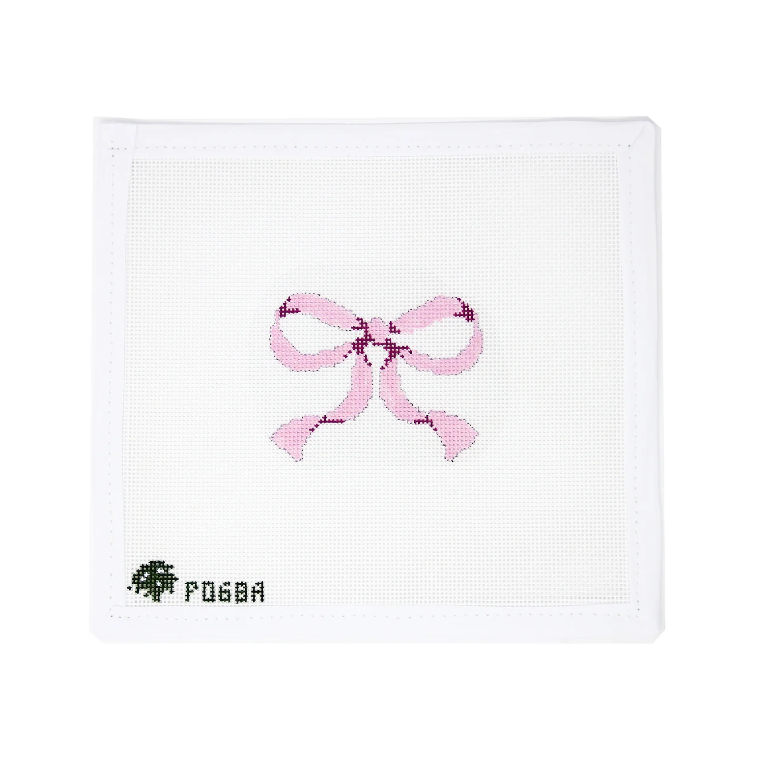 Pink Bow | Greystone Needlepoint