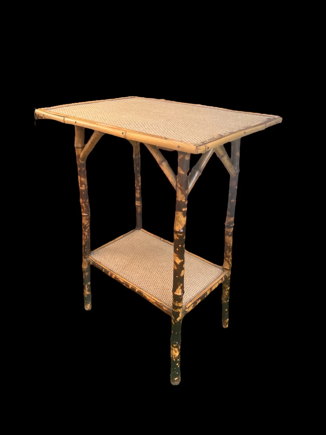 Antique 19th Century Tiger Bamboo Side Table. Free Delivery - Etsy UK | Etsy (UK)