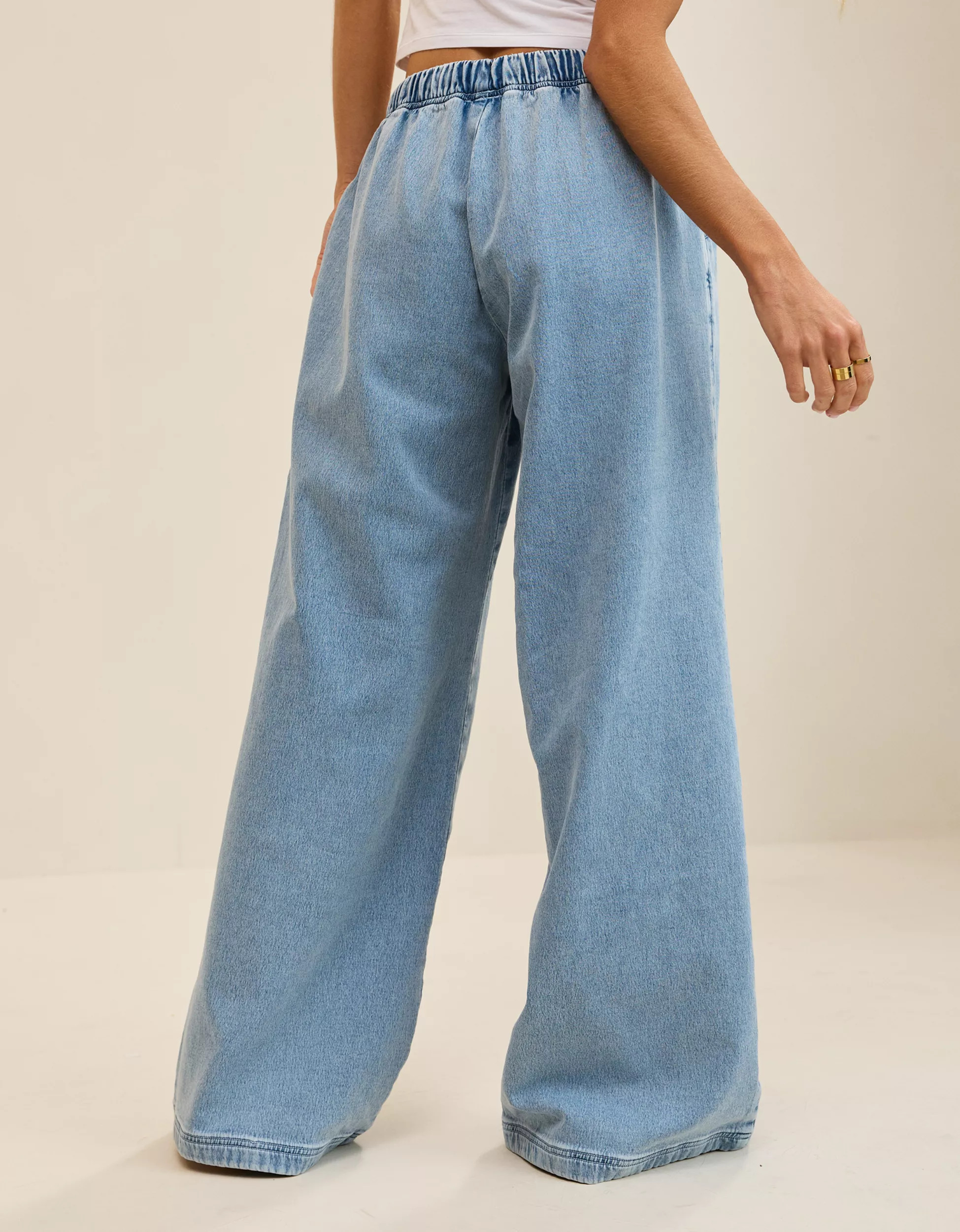 Aerie Daydream Denim Stretch Trouser | Aerie