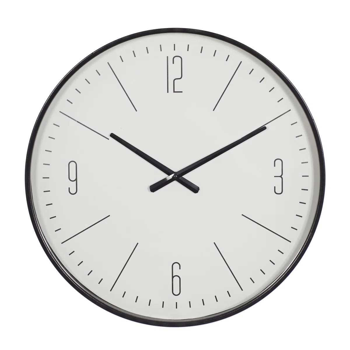 Amburgey 19.63" Glass Wall Clock | Wayfair North America