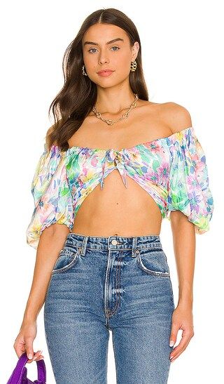Blaire Crop Top in Multi | Revolve Clothing (Global)