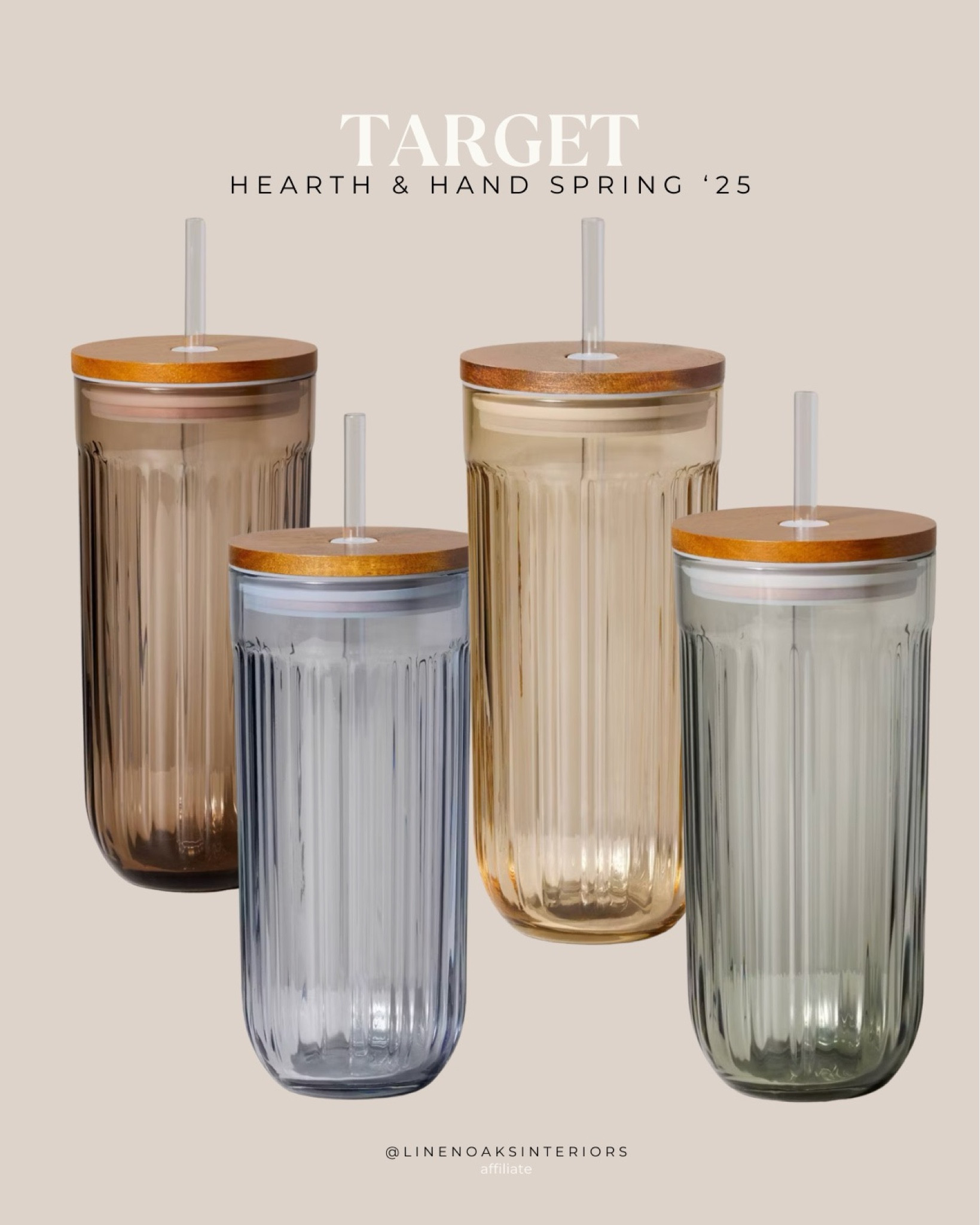 Obsessed with these tumblers from
The new spring collection at Target by hearth and hand!!!!