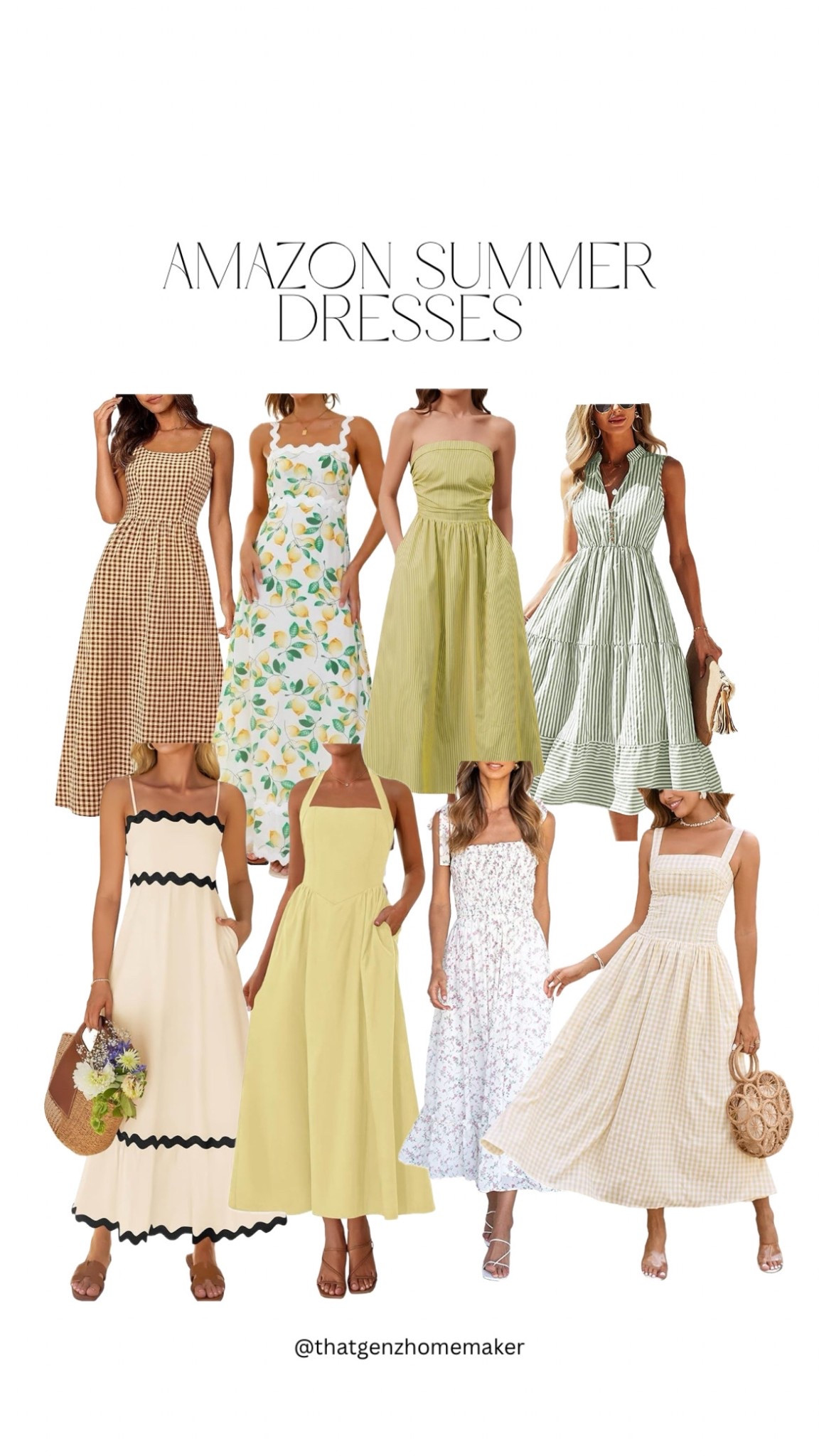amazon summer sundresses ☀️

amazon sundresses, gingham dress, striped dress, lemon dress, butter yellow dress, gingham sundress



#LTKStyleTip #LTKSummerEdit #LTKSeasonal