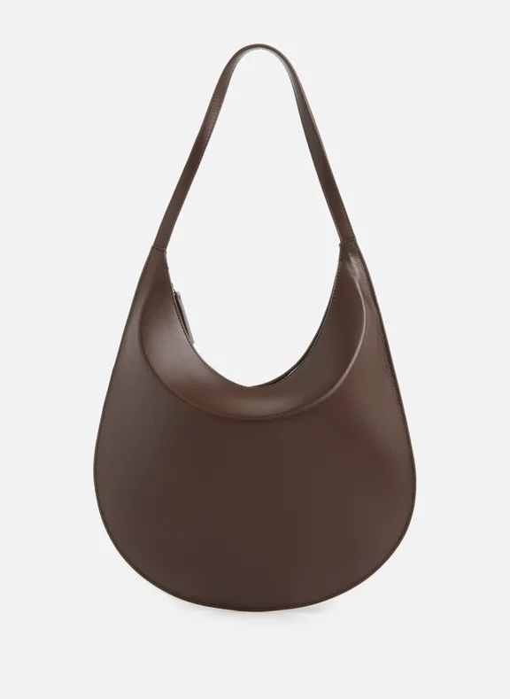 Hobo mini leather bag - Brown | Printemps UK
