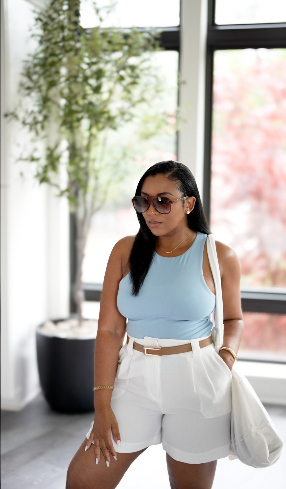 Polished Shorts Outfit for the Summer
Shorts: Size 8
Top: Size M

#LTKMidsize #LTKOver40 #LTKStyleTip