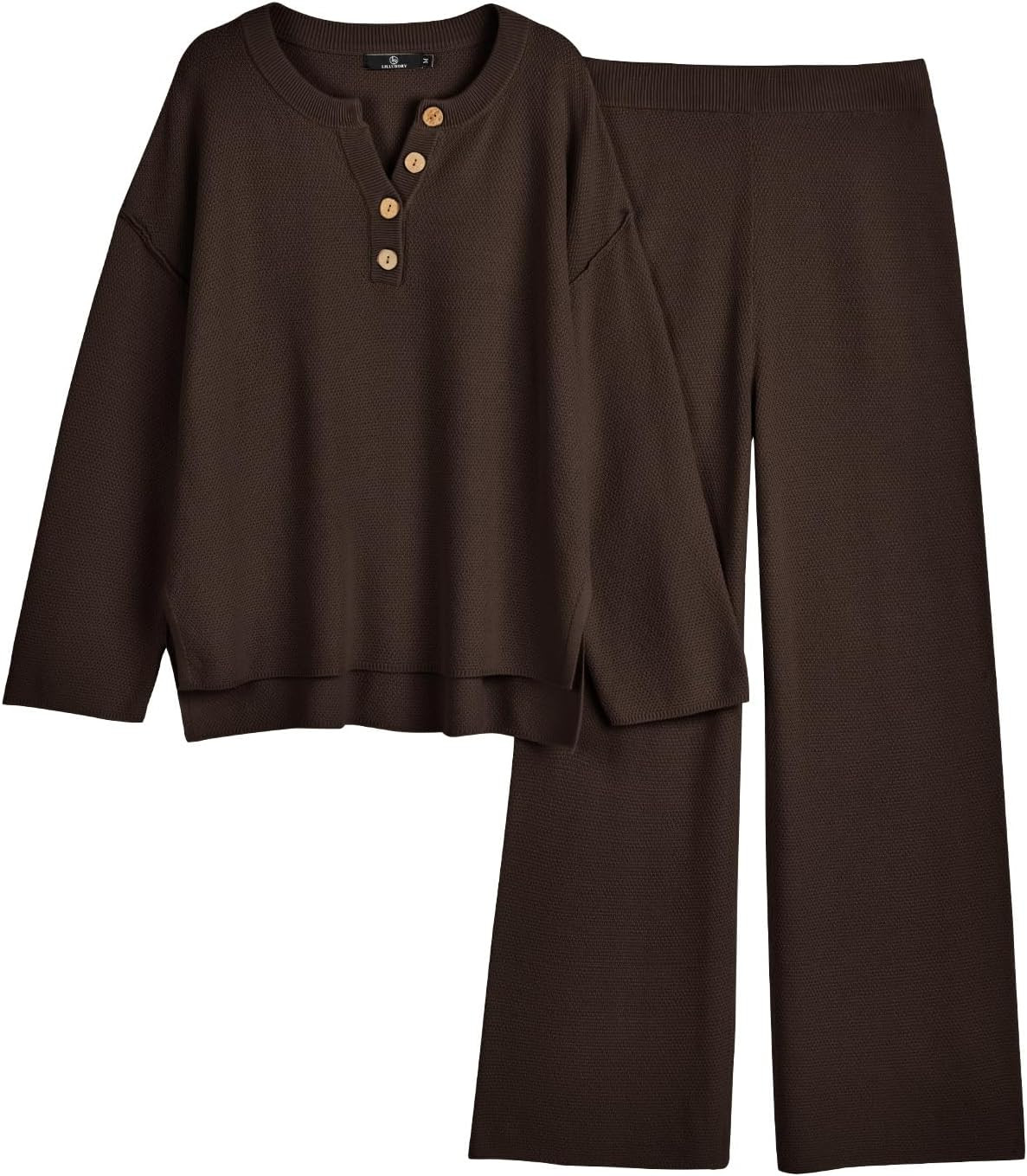 LILLUSORY Women's 2 Piece Oversized Slouchy Matching Lounge Sets | Amazon (US)