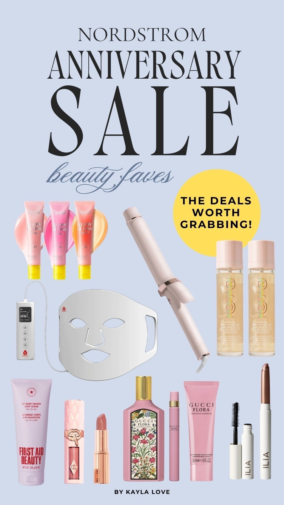 My Nordstrom Anniversary Sale beauty favorites are here! The red light mask and Supergoop SPF lip gloss are two beauty staples I highly recommend grabbing while they're on sale.

#LTKselfcare #LTKSaleAlert #LTKSeasonal