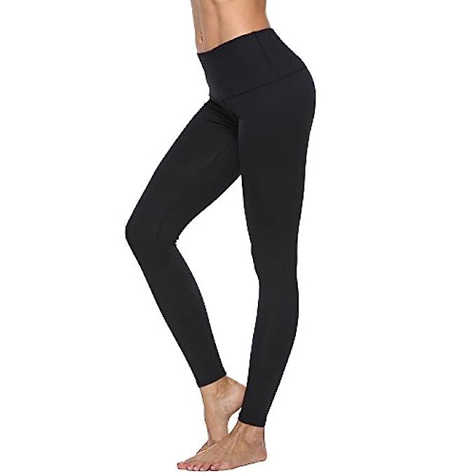 FEIVO Yoga Pants, Women's Power Flex Yoga Pants Tummy Control Workout Yoga Capris Pants Leggings | Amazon (US)