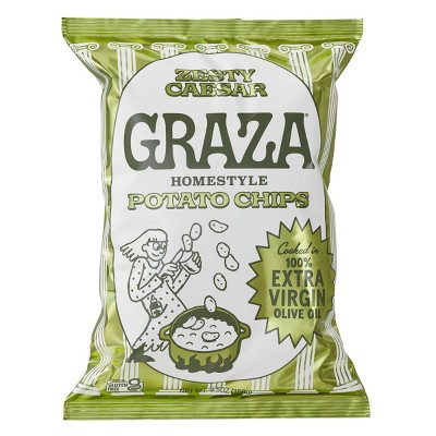 Graza Extra Virgin Olive Oil Zesty Caesar Potato Chips Bag - 5.5oz | Target