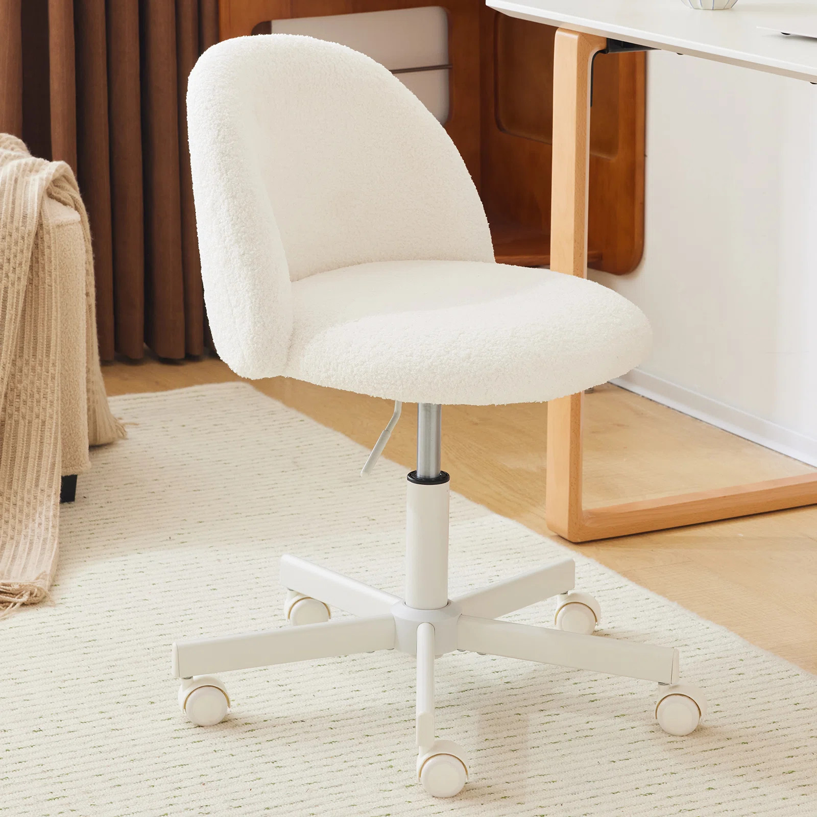Task Chair Office Desk Chair Make Up Chair With Wheels | Wayfair North America