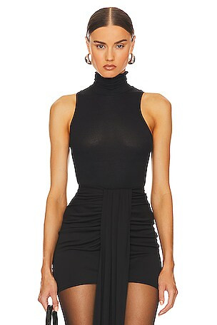 Turtleneck Tank in 2nd Skin Jersey | Revolve Clothing (Global)